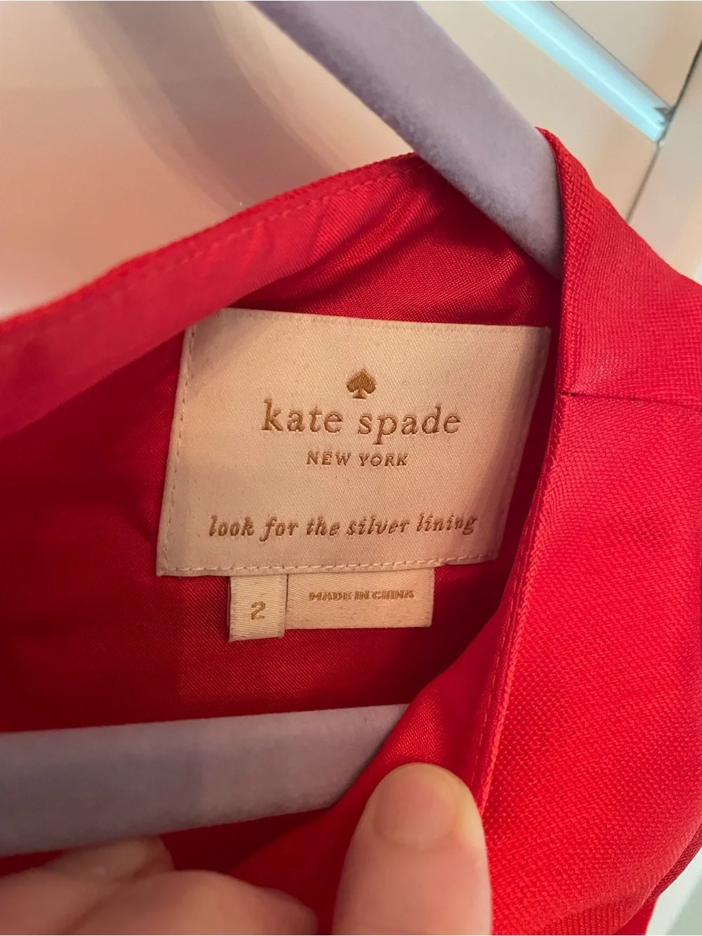kate spade Red, White & Navy Colorblock Peplum Dress